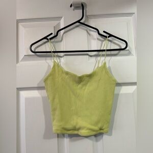 Free with bundle purchase. Garage cami cropped ribbed tank top size medium